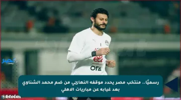 رسميًا.. منتخب مصر يحدد موقفه النهائي من ضم محمد الشناوي بعد غيابه عن مباريات الأهلي